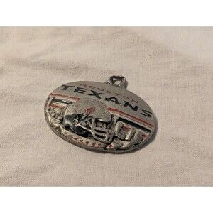 HOUSTON TEXANS CITY SKYLINE Officially Licensed Football Keychain 2002